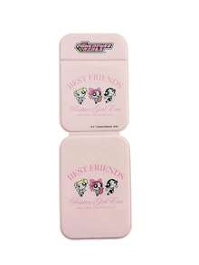 THE POWERPUFF GIRLS X SHEIN 1. Satu Ukuran Cocok untuk Semua, Cermin Rias Portabel Lipat dengan Berbagai Sudut yang Dapat Diatur, Cermin Rias Meja Berwarna Merah Muda dengan Gambar Kartun Powerpuff Girls Resmi, Cocok untuk Rumah, Asrama, dan Perjalanan, Cermin Rias Portabel Lucu Bergambar Kartun - MultiWarna - View 5