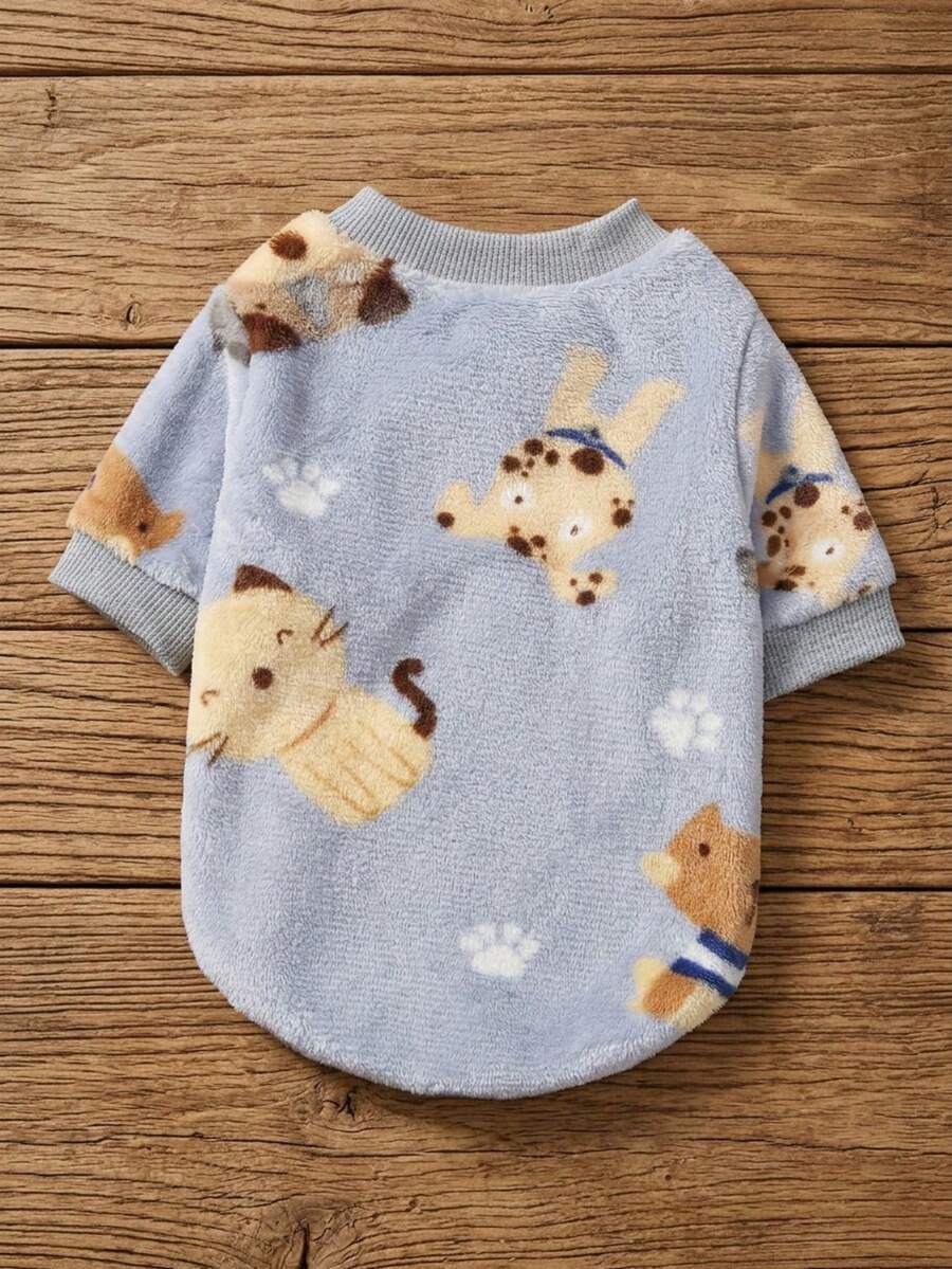 PETSIN Cartoon Animal Print Casual Warm Comfortable, Autumn/Winter - Multicolor - View 1