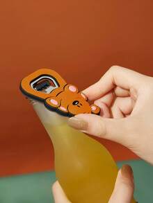 GARFIELD | SHEIN Interesting Animal Shape Refrigerator Magnet, Good Decoration For Refrigerator, Bottle Opener, Suitable For Kitchen,Drinking - Multicolor - View 5