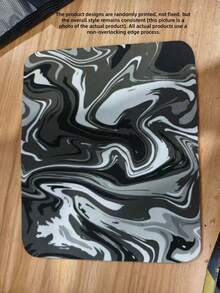 1PC Extended Non Slip Rubber Base Smooth Cloth Surface Black Fluid Abstract Swirl Artistic Pattern Gaming Mouse Pad Large Computer Desk Mat Keyboard Pad Office Home Workstation Protector Laptop Accessory Gift For Gamers Friends Esports - View 13
