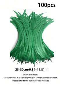 100 Pieces Rooster Tail Feathers, Suitable For Carnival Party Performance Costumes Decoration, Diy Headpiece Feathers, Wedding Decoration Headpiece Feathers - Multicolor - View 22