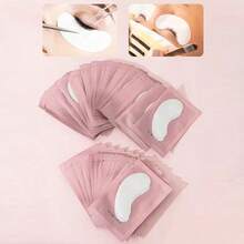 Eyelash Extension Patches, Eyelash Membrane Transplant False Eyelashes Isolation Pads, Makeup Tools, Eyelash Extension Patches, Left And Right Eye Patches, Pink & Colorful Packaging, Moisturizing Gel Eye Mask, Eyelash Extension Companion - White - View 8