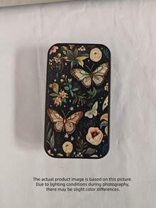 1PC Mini Vintage Metal Matchbox Witch Butterfly Pattern Matches Not Included Compact Durable Portable Retro Decorative Gift Box For Friends Party - Multicolor - View 7