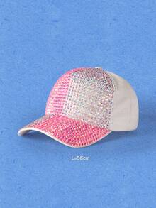 Popjeli Dot Drill Baseball Cap - Beige - View 9