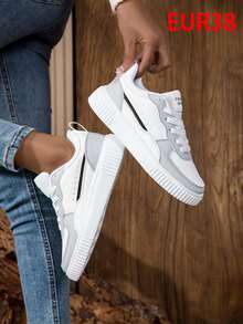 Unisex Canvas Sneakers, Casual Shoes For Men And Women, Versatile Athletic Footwear - Grey - View 14
