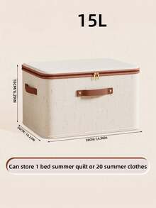 1pc Storage Bins With Lids,Fabric Storage Bins,Clothes Storage Bins(2-X Large) | Closet Storage,Clothes Storage Bins With Lids,Foldable, Washable,For Wardrobes,Bedrooms,Under Beds - Multicolor - View 10