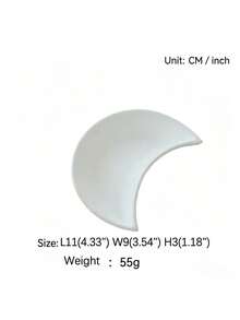 White Shell Conch-Shaped Plate, Small And Exquisite, Can Be Used As Photography Props, Jewelry Storage Or Decorations, Suitable For Birthday Decorations, Performance Accessories, Mother's Day - White - View 2