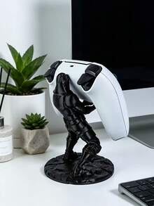 Black Knight Multi-Platform Controller Stand | Compatible Series X|S/ One And Switch Pro Controllers | Stable Support, Scratch-Resistant Design | Desktop E-Sports Decoration, Creative Player Gift - Black Knight-themed Multi-platform Controller Stand - View 1