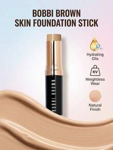 Bobbi Brown Skin Foundation Stick 9 G – Foundation Stick, Full Coverage, For All Skin Types, Beige, Olive Extract, Suitable For Daily Makeup Routine - N-032 Sand - View 2