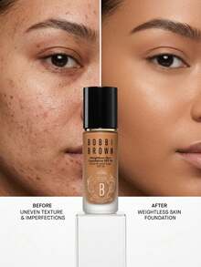 Bobbi Brown Weightless Skin Foundation SPF 15 Warm Almond 30 Ml – Foundation, Weightless, For Women, Warm Almond, SPF 15, Suitable For Daily Makeup Routine - Warm Almond - View 4