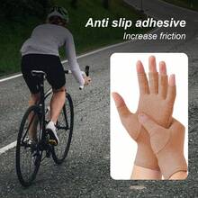 Half Finger Joint Compression Gloves For Women And Men, Bicycle Anti-Slip Gloves, Fitness Compression Gloves, Fingerless Hand Compression Gloves Suitable For Typing, Driving And Work - Multicolor - View 8