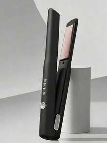 Teckwe 1件裝陶瓷板無線USB充電快熱負離子直髮器兼捲髮器 2合1迷你便攜式直髮捲髮器 女用日常旅行戶外辦公假期造型工具 便攜式直髮器 電池2600mAh - 彩色 - 查看 8