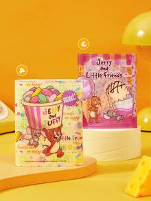 TOM & JERRY 1 Pc Card Album Storage Book, Fun Cartoon Print, PVC Material, Easy Page Add Remove, Clear Protective Pockets, Memory Keeping Tickets, For Collectors, Versatile Storage Solution - A7 - View 7