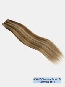 Genius Weft 接髮片 10-18 吋 40G/包 超薄縫入式接髮 S4-27 萬聖節聖誕禮物 增加細髮或薄髮的豐盈度與長度 無縫扁平不掉髮 柔軟順滑 適合所有髮質 女性日常沙龍使用 - S4-27 - 查看 21