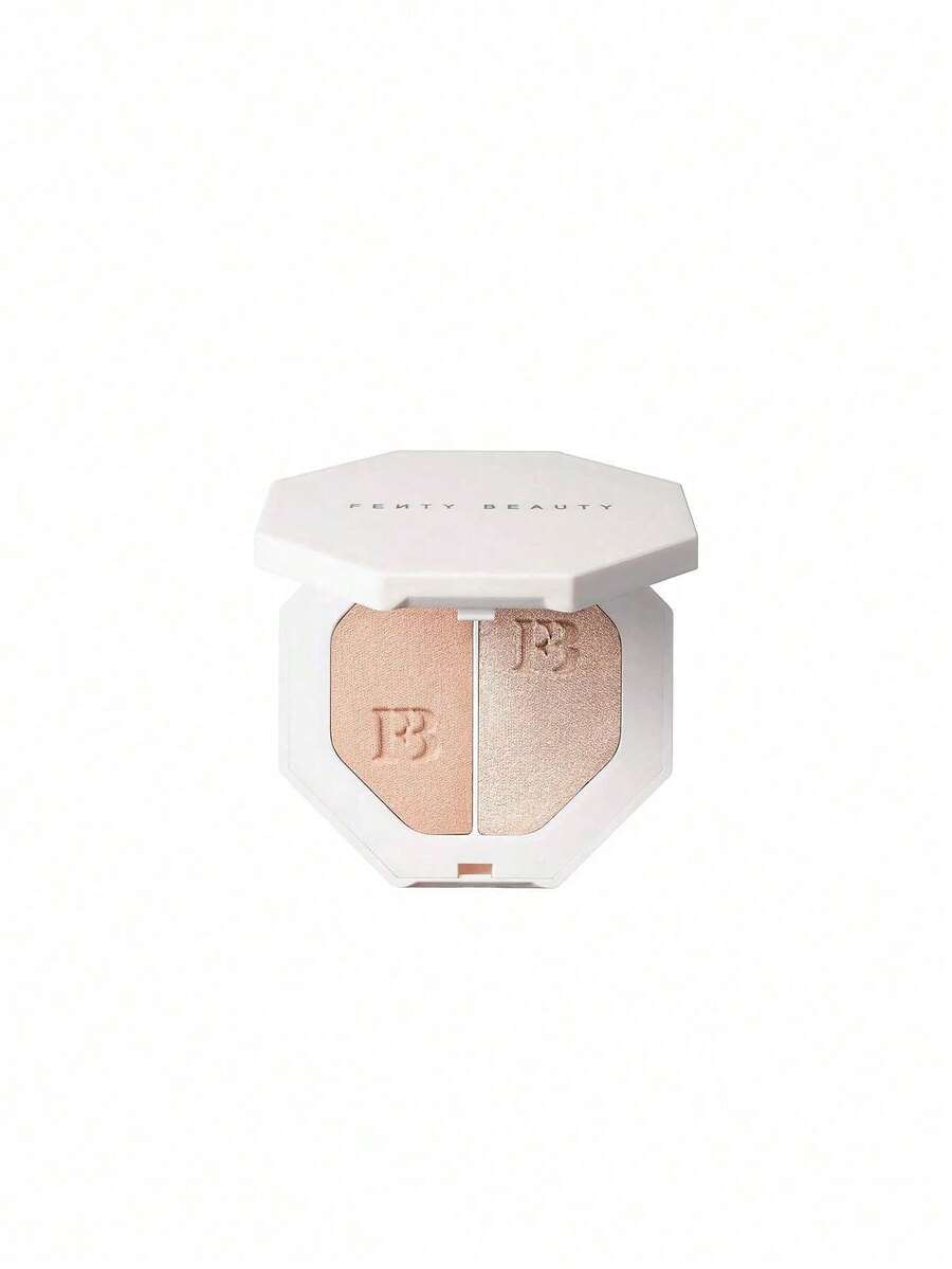 Fenty Beauty Killawatt Freestyle Highlighter Lightning Dust/Fire Crystal 8 G – Highlighter, Long-Wear, For All Skin Tones, Champagne, Suitable For Face And Body Makeup - Lightning Dust / Fire Crystal - View 1
