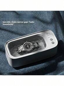 USB Rechargeable Ultrasonic Cleaner, 3‑Gear Timing High‑Frequency Vibration Cleaner,Deep Cleaning Machine For Jewelry,Eyeglasses - Multicolor - View 5