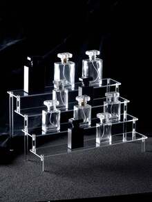 1pc4 Ter Acylic Disply Stand Clear Perfume Organizer Large Cupcake Holeer Party Dessert Display Rack Multifunctional Sterage ShlfFor Cllectibles Home Decor Party Suples - one-size - View 6