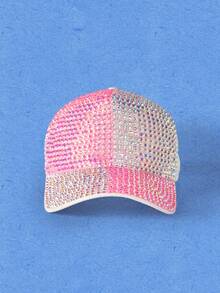 Popjeli Dot Drill Baseball Cap - Beige - View 2