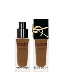 Yves Saint Laurent All Hours Foundation DW7 25 Ml – Foundation, Luminous Matte, For Deep Skin Tones, DW7 Deep, Suitable For All Day Wear - DW7 - View 1