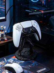 Black Knight Multi-Platform Controller Stand | Compatible Series X|S/ One And Switch Pro Controllers | Stable Support, Scratch-Resistant Design | Desktop E-Sports Decoration, Creative Player Gift - Black Knight-themed Multi-platform Controller Stand - View 5