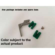 P950 Industrial Sewing Machine Adjustable Pleating Foot - Heavy Duty Steel Presser Foot With Ergonomic Handle, Lockstitch And Pleating Compatible, Green Fabric Collection Attachment For Precision Sewing, Durable Construction - Green. - View 3