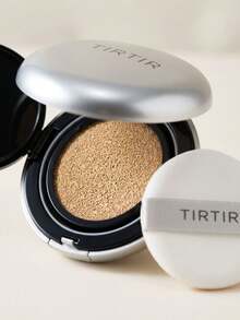 TIRTIR Mask Fit Aura Cushion 24W Soft Beige 18 G – Cushion Foundation, Long-Lasting, For Dry Skin, Soft Beige, Hydrating Essence, Suitable For Daily Makeup Routine - 24W Soft Beige - View 2