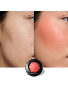 Mac Mineralize Matte Blush Hey Coral, Hey... – Blush, Matte Finish, For Women, Hey Coral, Mineral-Rich Complex, Suitable For Daily Makeup Routine - Coral Pink - View 2