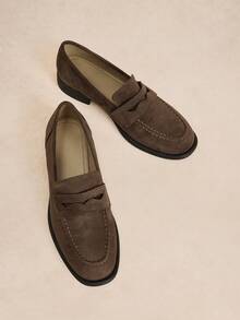 Rosivie Women's Casual Versatile Loafers Flat Shoes - Brown - View 5