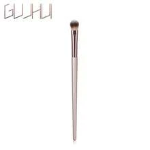 2 Pieces Set Of Champagne Gold Makeup Brushes, Eyeshadow Brush, High-End Makeup Tools, Makeup Brushes - Coffee Brown - View 6