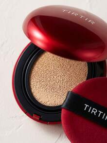 TIRTIR Mask Fit Red Cushion 24W Soft Beige 18 G – Cushion Foundation, Long-Lasting, For All Skin Types, Soft Beige, Suitable For Daily Makeup Routine - 24W Soft Beige - View 2