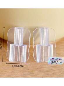 10 Pcs ABS Resin Cable Sleeves: Protect Your Cables From Breakage And Disconnection,Instant Style - Clear - View 7