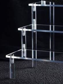 1pc4 Ter Acylic Disply Stand Clear Perfume Organizer Large Cupcake Holeer Party Dessert Display Rack Multifunctional Sterage ShlfFor Cllectibles Home Decor Party Suples - one-size - View 9