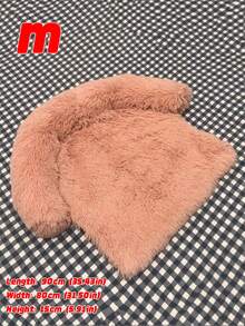 Round Dog Nest, Two Types Of Dogs, Half Circle Pet, Half Circle Low, Half Circle Sofa, Ordinary Scraping Pad, Pet Dog, Long Hair - Multicolor - View 16