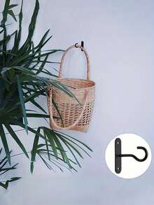 Multi Functional Hook Strong Load-Bearing Ceiling Hook, Used For Hanging Flower Pots, Decorative Plants, Lighting Fixtures, Bird Feeders, Easy To Install Hardware Hook Set, Suitable For Gardens And Homes, Garden - Hook Up - View 6