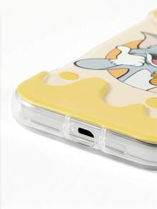 TOM & JERRY X SHEIN Funda de teléfono móvil con estampado de animales lindos, adecuada para iPhone 11 - 17 Pro Max - Multicolor - Ver 5