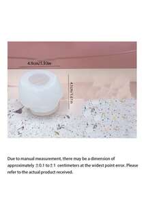 1 Set Of 3 Rose Shaped Silicone Candle Molds (Small, Medium, Large) - White - View 8