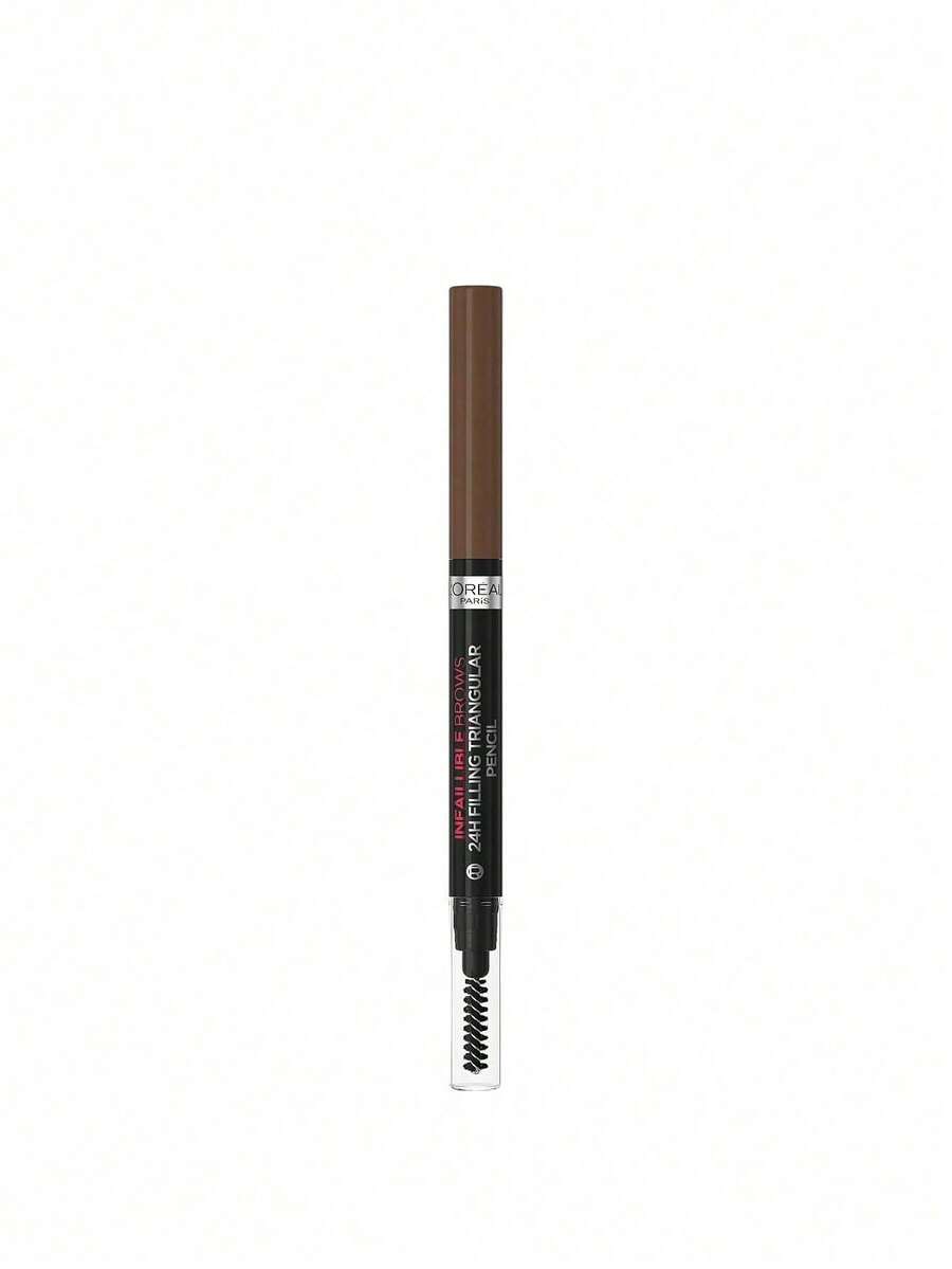 L’Oreal Paris Infallible 24H Brow Filling Triangular Pencil 3.0 Brunette 2.5 Ml – Eyebrow Pencil, Long-Lasting, For Women, Brunette, Suitable For Daily Beauty Routine - 3.0 Brunette - View 1