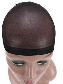 2pcs Invisible Wig Cap Cosplay Wig Head Net High Elasticity New Thin Full Head Coverage Anti-Slip - Black - View 4