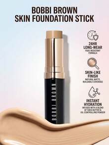 Bobbi Brown Skin Foundation Stick 9 G – Foundation Stick, Long-Wear, For All Skin Types, Medium Beige, Olive Extract, Suitable For Daily Beauty Routine - N-052 Natural - View 2