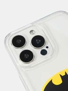 BATMAN X SHEIN Simple Printing Basic Design Phone Case Compatible With Iphone - Clear - View 3