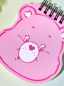 SHEIN X Care Bears Love Bear 特殊造型筆記本（粉紅色） - 粉熊 - 查看 2