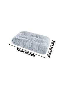 Long Haired PV Plush 40 Hair High Rectangular Detachable Washable Small Dog And Kitten Cushion Nest - Multicolor - View 10