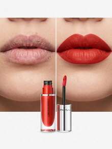 MAC LOCKED KISS INK 24HR LIPCOLOUR, 4ml – Liquid Lipstick, 24-Hour Wear, For Women, Vibrant Red, Suitable For Daily Wear - Extra chili - View 3