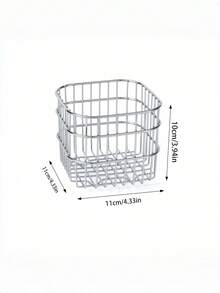 Desktop Cosmetics Storage Basket Ins Style Multi-Purpose Organizer Box For Beauty Makeup Dressing Table Bathroom Washstand Kitchen Must Have Smart Choice - View 8
