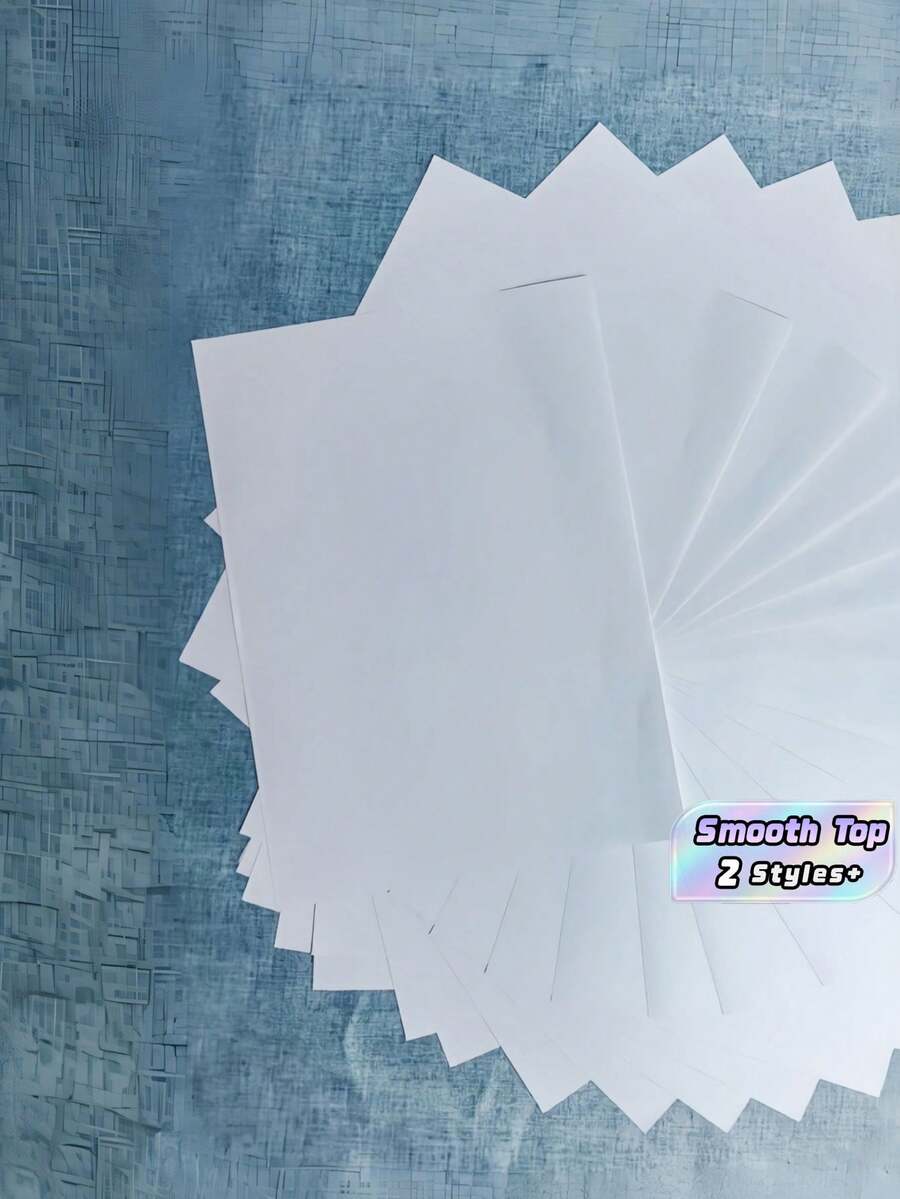 ورق إطلاق أبيض A4 ثنائي الجانب غير لاصق لنقل الملصقات والحرف اليدوية DIY وشرائط الملصقات والمخططات وألبومات الصور والقرطاسية - أبيض - مشاهدة 1