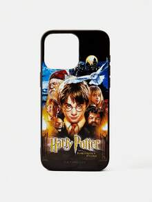HARRY POTTER X SHEIN Classic Character Design Fashion Phone Case,Gifts - Black - View 2