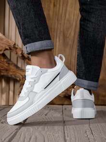 Unisex Canvas Sneakers, Casual Shoes For Men And Women, Versatile Athletic Footwear - Grey - View 4