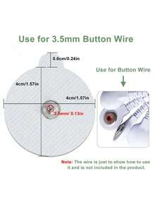 15 * 6.5cm、5 * 5cm、7.5x4.5cm 多種形狀與尺寸電極片，替換用黏性凝膠墊，按摩器配件 - 彩色 - 查看 4