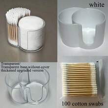 Organizer Cotton Bud untuk Meja: Tempat Penyimpanan Cotton Bud dan Cotton Bud Serbaguna dengan Dua Slot untuk Benang Gigi dan Tusuk Gigi, Dirancang untuk Penyimpanan yang Rapi. - MultiWarna - View 3