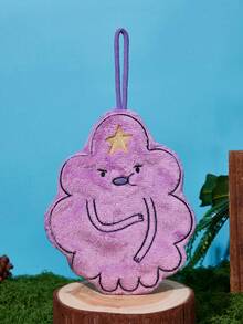 ADVENTURE TIME X POKOJA LAND 1 buah Handuk Gantung Kartun Lucu, Kain Lembut Berwarna Karang dengan Bordir Kartun Halus dan Cincin Gantung Terintegrasi untuk Penyimpanan Mudah, Daya Serap Tinggi, Cepat Kering, Cocok untuk Dapur, Kamar Mandi, Asrama, dan Dekorasi Rumah - MultiWarna - View 9